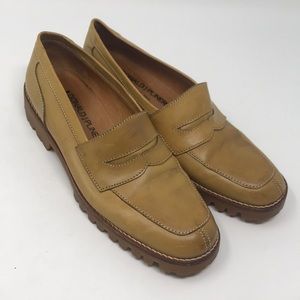 Donald J. Pliner Light Brown Leather Loafers